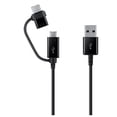thumbnail image 2 of Motorola  18W TurboPower USB Wall Chargers with 2-in-1 USB-C & Micro-USB 5ft Cables – Fast Charging for Android & iOS Devices, 2 of 4