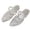 slippers 1#White, variant on oqasdz Women Slippers Summer On Sandals with Pointed Toe Mid Heel Hollow Toe Wrap Stylish Jelly Summer Casual Wear,Yellow