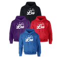 thumbnail image 2 of Respect My Tshirt Leo - Bold and Regal Style Zodiac Sign Unisex Hooded Sweatshirt, Small, Red, White Design, 2 of 4