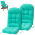 thumbnail image 2 of YEERSWAG 2pc 49x20x4.5 inch Adirondack Chair Cushion,Weather Resistant Chair High Back Indoor Outdoor Patio Tufted Lounge Cushion Seat Pads,Non Slip Rocking Chair Cushion with Ties, 2 of 8