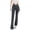 Dark Gray, variant on Women's Wide Leg Pants Horn Yoga Pants Women's High Waisand Hip Lifting Slim Sports Leisure Fitness Pants Hot Pink