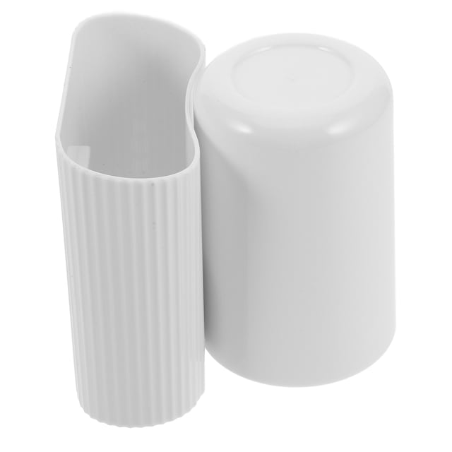 unbranded 1Jgo Soporte Multifuncional Para En Plástico Claro Con Organizador Para Cepillos Y Pasta