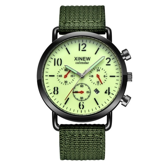 Leisure Nylon Calendar With Men's Watch Quartz Watch Sports Watch Women Watched Weather Watch Womens Digital Wrist Watch Reactor for Men Altimeter Watch Womens Automatic Watch Water Proof Mens Surf