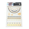 thumbnail image 3 of Sexy Sparkles Metallic Waterproof Temporary Tattoo Sticker Body Art Metallic Colors Jewelry..., 3 of 3