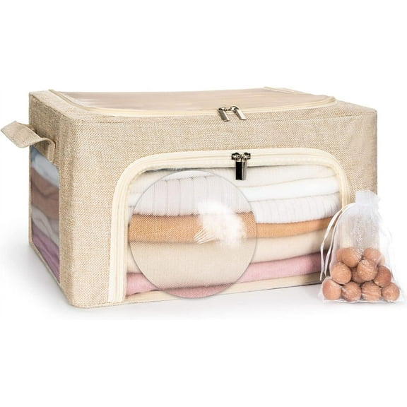 22L Cashmere Sweater Storage Bag moth proof, Acid free sweater storage bag friendly for cashmere sweater, Sweater Storage bags moth proof for closet shelf, cashmere storage bag