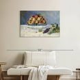 thumbnail image 2 of Elephant Stock Still Life With Peaches And Grapes Wall Art - Horizontal Canvas Wall Art - Dining Room Wall Decor - Food And Drink Canvas - Blue And Purple Decor By Pierre Auguste Renoir - 36" x 24", 2 of 8