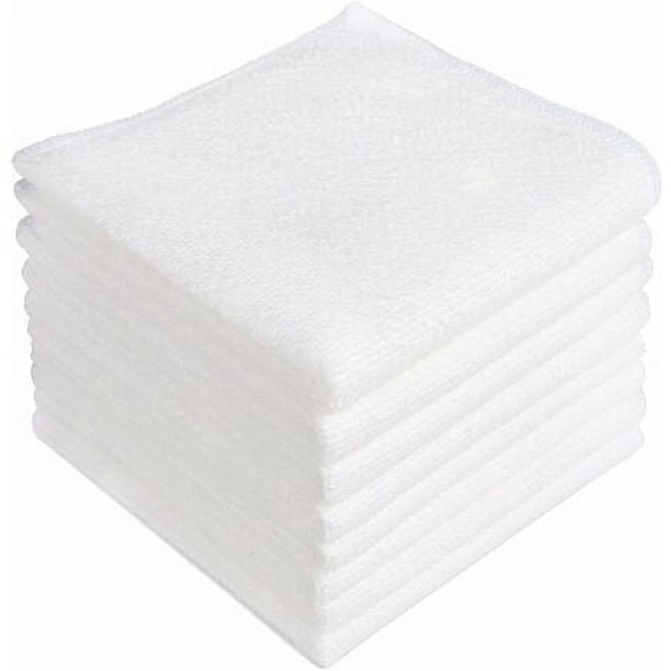 Paquete de 8 paños de limpieza de microfibra, paños de limpieza de microfibra más suaves para el hogar, más absorbentes, sin pelusa, para el hogar, la cocina, el automóvil, los centros de mesa y las