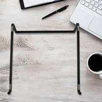 Hemoton Metal Laptop Stand for Desk 1 Set Desktop Monitor Stand Laptop Riser Supporting Stand Office Desk Shelf