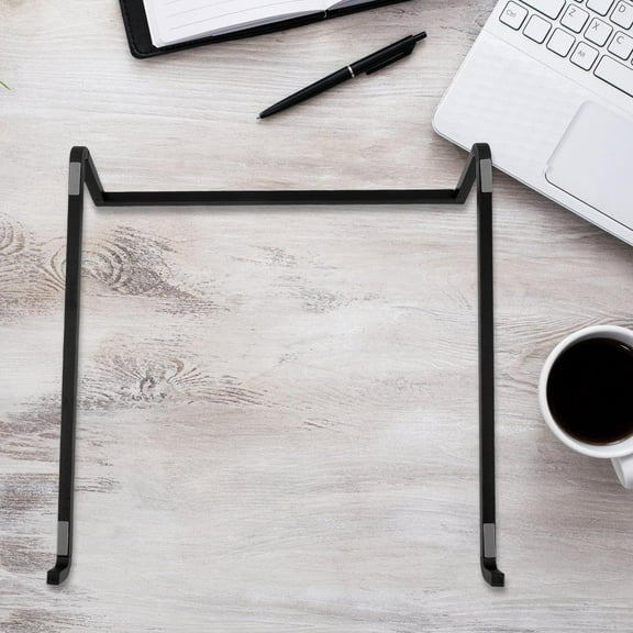 Hemoton Metal Laptop Stand for Desk 1 Set Desktop Monitor Stand Laptop Riser Supporting Stand Office Desk Shelf