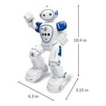 thumbnail image 3 of Blue Remote Control Smart Robot With Gesture Control Dancing Programmable Features For Children, 3 of 9