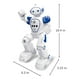 thumbnail image 3 of Robot de juguete RC, robot de control remoto con detección de gestos, programable, para bailar, ideal para niños de 3, 4, 5, 6, 7, 8 y 12 años, regalo de Navidad, color azul., 3 of 8