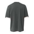 thumbnail image 2 of A4 Stretch Pro Baseball Jersey For Men in Graphite/White | N3011, 2 of 3
