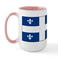 thumbnail image 2 of CafePress - Quebec Quebecer Blank Flag Large Mug - 15 oz Ceramic Large White Novelty Mug, 2 of 4