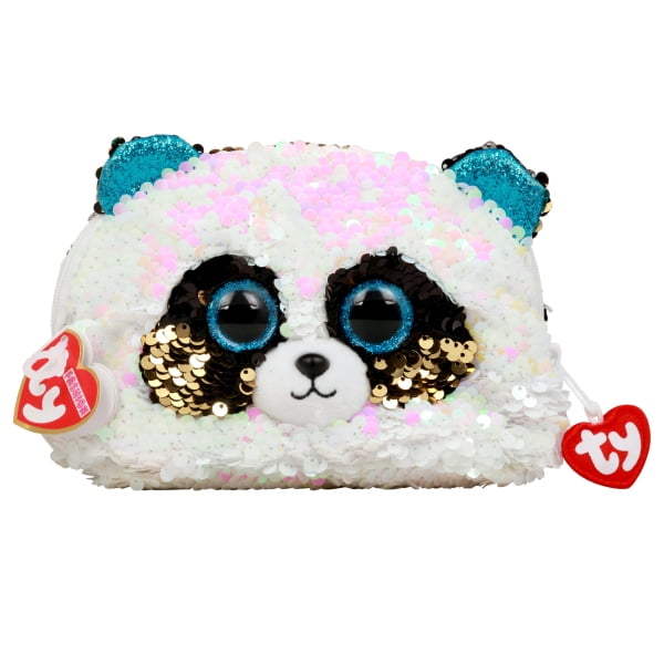 2019 Ty Beanie Boos Fashion Gear Flippable Sequins Brutus Wristlet/coin Purse for sale online