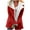Red, variant on Winter Jackets for Women Vintage Casual Warm Notched Sherpa Fleece Lined Coat Long Sleeve Zip Outerwear Cardigan (XL, Purple)