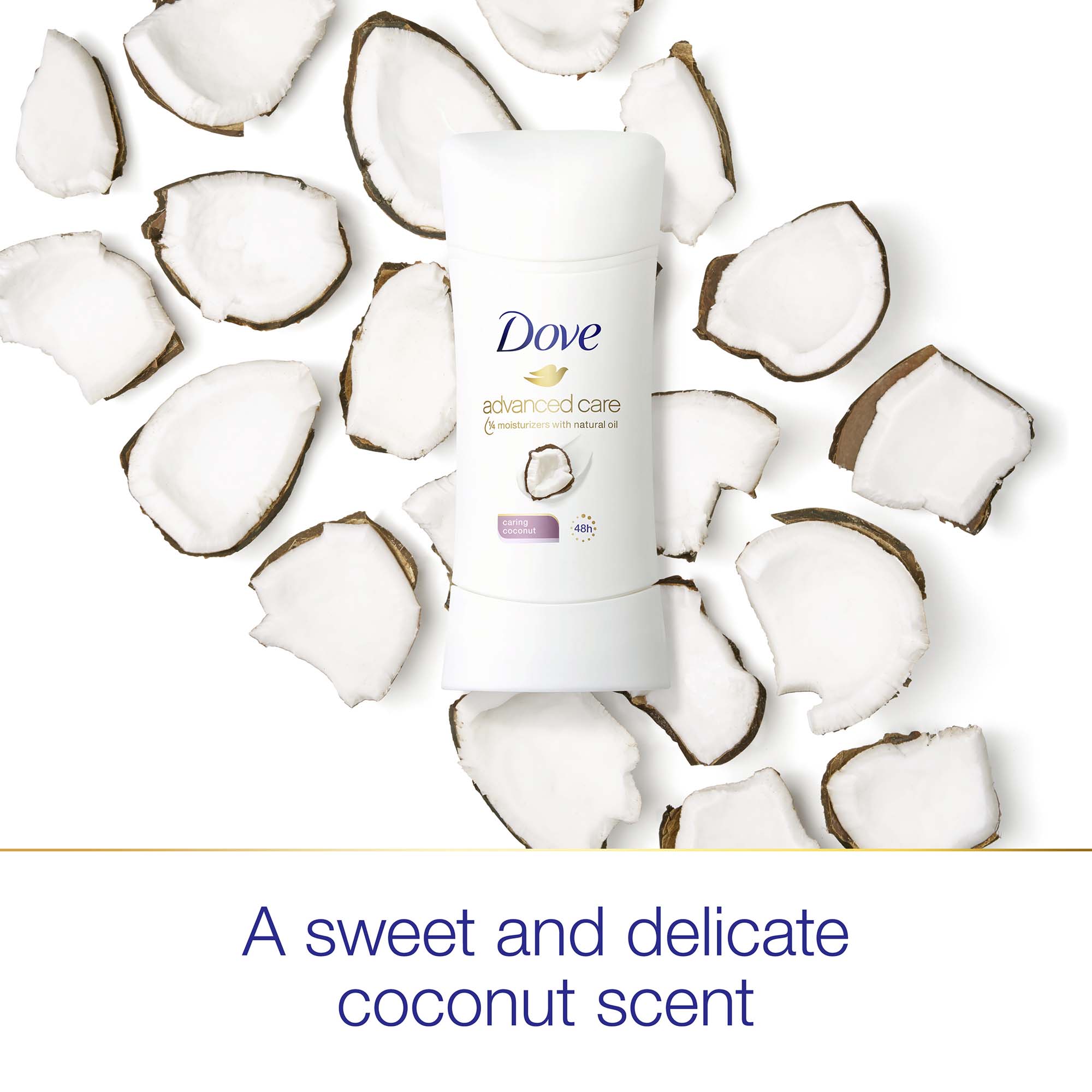 Buy Dove Advanced Care Antiperspirant Deodorant Stick Caring Coconut 2 6 Oz Online In Taiwan 35433670