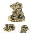 thumbnail image 4 of Greenadscape Dragon Shape Adornment Golden Resin 1Pack 3.1X2.9X1.8In, 4 of 9