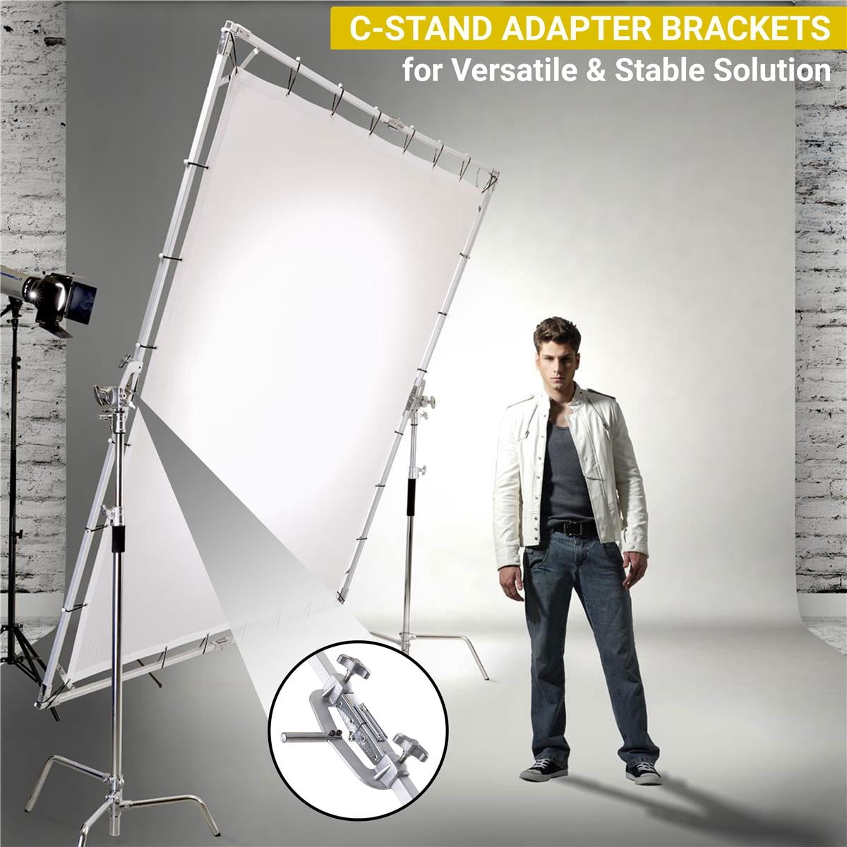 Glow 8x8 Portable Butterfly Light Modifier Collapsible Kit