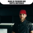 thumbnail image 3 of Miangastore 6pcs Cooking Caps Comfort Breathable Chef Cap Adjustable Kitchen Cooking Hat, 3 of 8