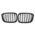 thumbnail image 1 of TFixolDouble Slat Front Kidney Grille Grill Black Replacement for BMW G01 X3 G02 X4 2018-2020, 1 of 7