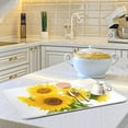 thumbnail image 6 of FREEAMG Microfiber Dish Drying Mat Absorbent Dish Draining Mat Large Size 18 x 24 Dishes Drainer Mat for Countertop Dish Drying Pads XXL Size A Bunch of Sunflowers, 6 of 7