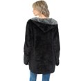 thumbnail image 6 of Safus Wearable Blanket Hoodie in Thick Fleece Jacket with Pocket - Black - Large Size - for Women and Men, Warm and Cozy, 6 of 8