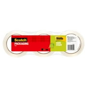 Scotch® Sure Start Shipping Packaging Tape, 1.88 in. x 54.6 yds., Clear, 3 Rolls/Pack