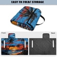 thumbnail image 6 of Pzuqiu Tropical Sunset Palm Quilted Golf Cart Seat Cover | 2-Person Non-Slip Protector with 4 Pockets | Compatible with EZGO Yamaha Club Car, 6 of 9