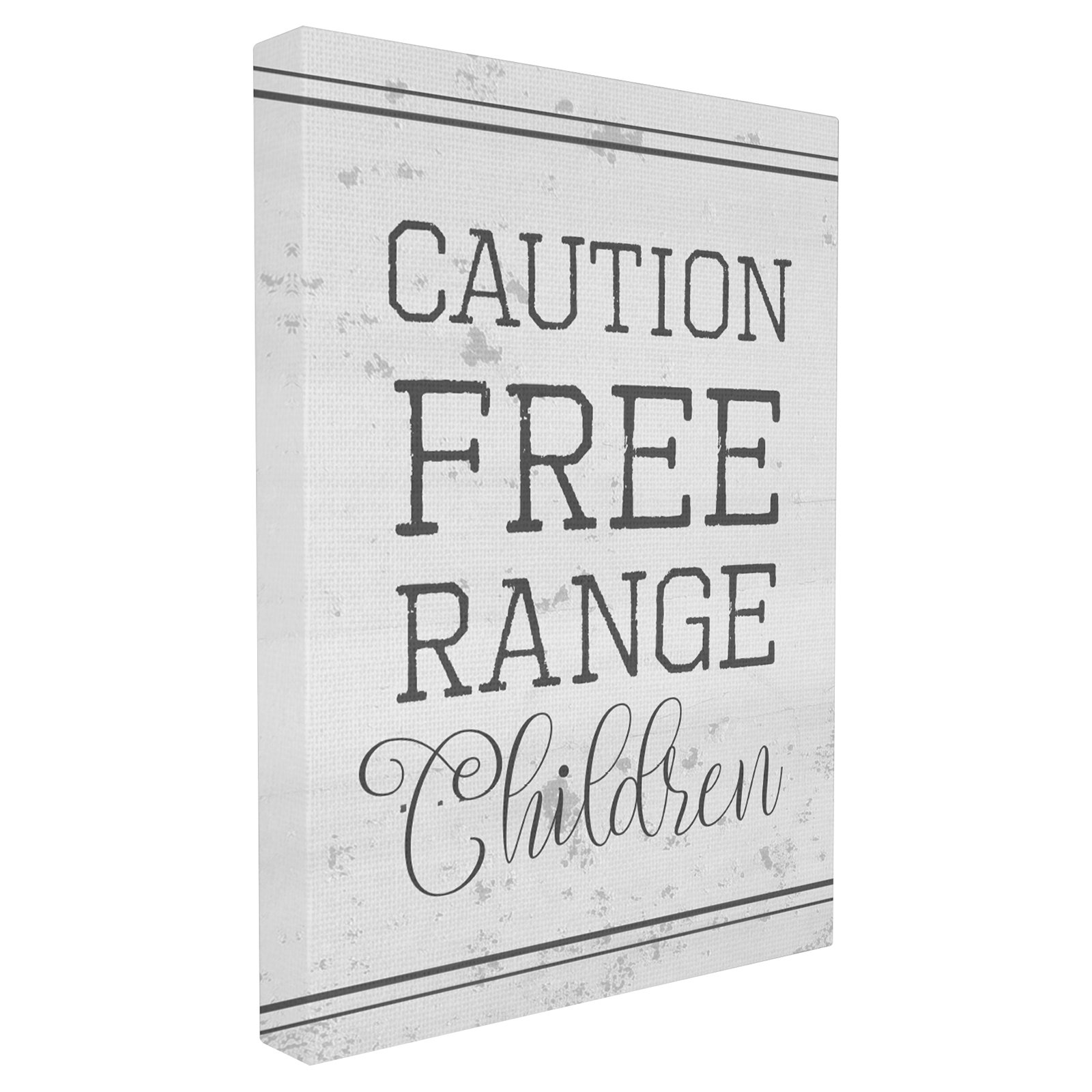 The Stupell Home Decor Collection Free Range Children Wall Art