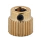 thumbnail image 3 of Lot de 10 engrenages d'entraînement en laiton de haute qualité pour extrudeuse MK7 MK8, 26 dents, accessoires pour imprimante 3D, 3 of 4