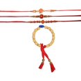 thumbnail image 5 of IMTRA FASHION Indian Rakhi for Raksha Bandhan Thread Rakhee Set With Roli Chawal, 5 of 6