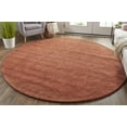 thumbnail image 2 of Celano Hand Woven Marled Wool Rug, Rust/Red-Orange, 10ft x 10ft Round, 2 of 4