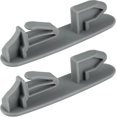 thumbnail image 1 of 8565925 Dishwasher Upper Rack Slide Rail Stop Clip Replacement, Fit for Whirlpool Kenmore KitchenAid Dishwashers Top Rack Parts (Pack of 2), 1 of 4