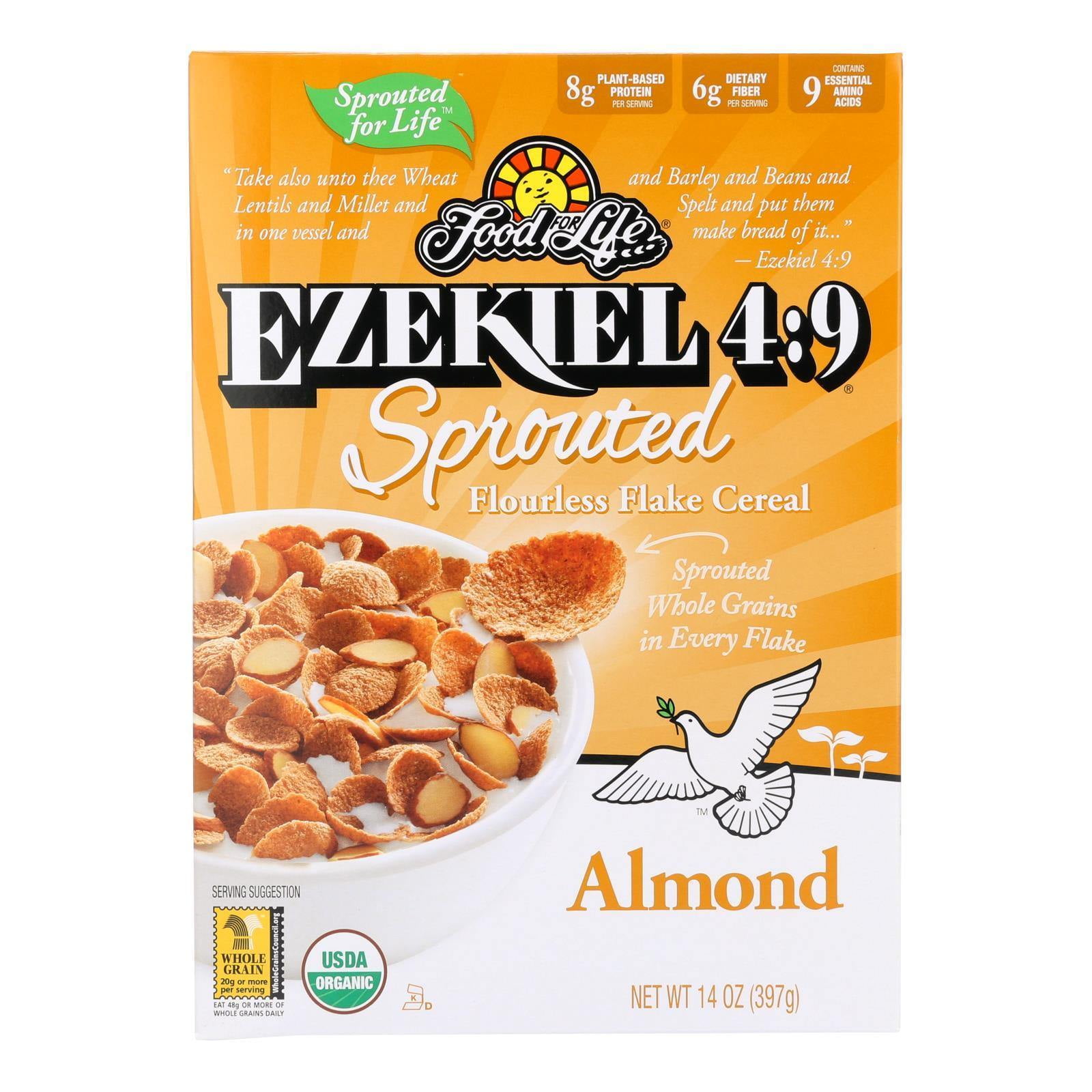 Food For Life, Ezekiel 49, Almond Sprouted Flourless Flake Cereal