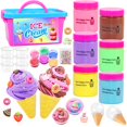 thumbnail image 2 of Ice Cream Slime Kit for Girls and Boys Fluffy DIY Slime Toys Gifts Make Ice Cream Slimes, 2 of 10