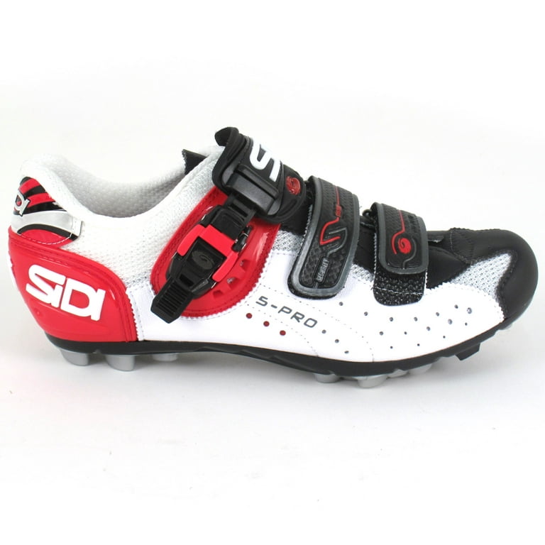 comercio Consulta Sociedad Sidi Eagle 5-Pro White/Black/Red SZ 48.0 Mountain Bike Shoes - Walmart.com