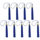 thumbnail image 1 of Fiudx Borla de Graduación 2021, Poliéster Negro, Colgante Dorado, Accesorio para Birrete, Ideal para Ceremonias, Regalo para Graduados, 40 Cm de Largo, Paquete de 9, 1 of 2