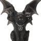 thumbnail image 2 of Decoración Del Hogar Del Gato De Tres Cabezas Decoración de Halloween, adornos de mesa de gato negro, estatuas de gato de 3 cabezas oscuras de resina, 2 of 8