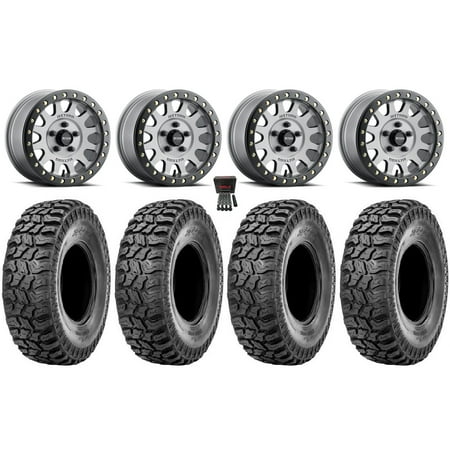 Method 401 Beadlock 15 Wheels Titanium 33 Ridge Saw 2.0 Tires Polaris RZR Turbo R & Pro R Ranger 1500 Xpedition Method 401 Beadlock 15 Wheels Titanium 33 Ridge Saw 2.0 Tires Polaris RZR Turbo R & Pro R Ranger 1500 Xpedition