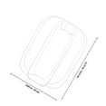 thumbnail image 4 of HEALEEP 1Pcs Metal Lamp Shade Frame DIY Oval Lantern Shape Lighting for Interior Lighting, 4 of 8