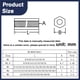 thumbnail image 4 of M2 M2.5 M3 M4 M5 M6 Nylon Double Pass Hex Standoff Black or White Nylon Plastic Spacing Screws PCB Motherboard Fixed 10-50Pcs, 4 of 5
