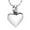 Silver, variant on Small Heart Cremation Urn Necklace for Ashes Stainless Steel Memorial Ash Pendant Keepsake Jewelry