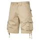 thumbnail image 2 of Pantalones para Hombre con Bolsillos Y Cintura Elástica, Botón Casual Clásico, Pantalones Cortos de Carga de Verano para Hombres, 2 of 8