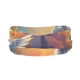 thumbnail image 2 of Lsque Sunshine Colorful Cloud Rabbit Pattern Sweatbands Sports Headband for Men & Women - Moisture Wicking Athletic Cotton Terry Cloth Sweatband for Tennis, Basketball, Running, 2 of 9