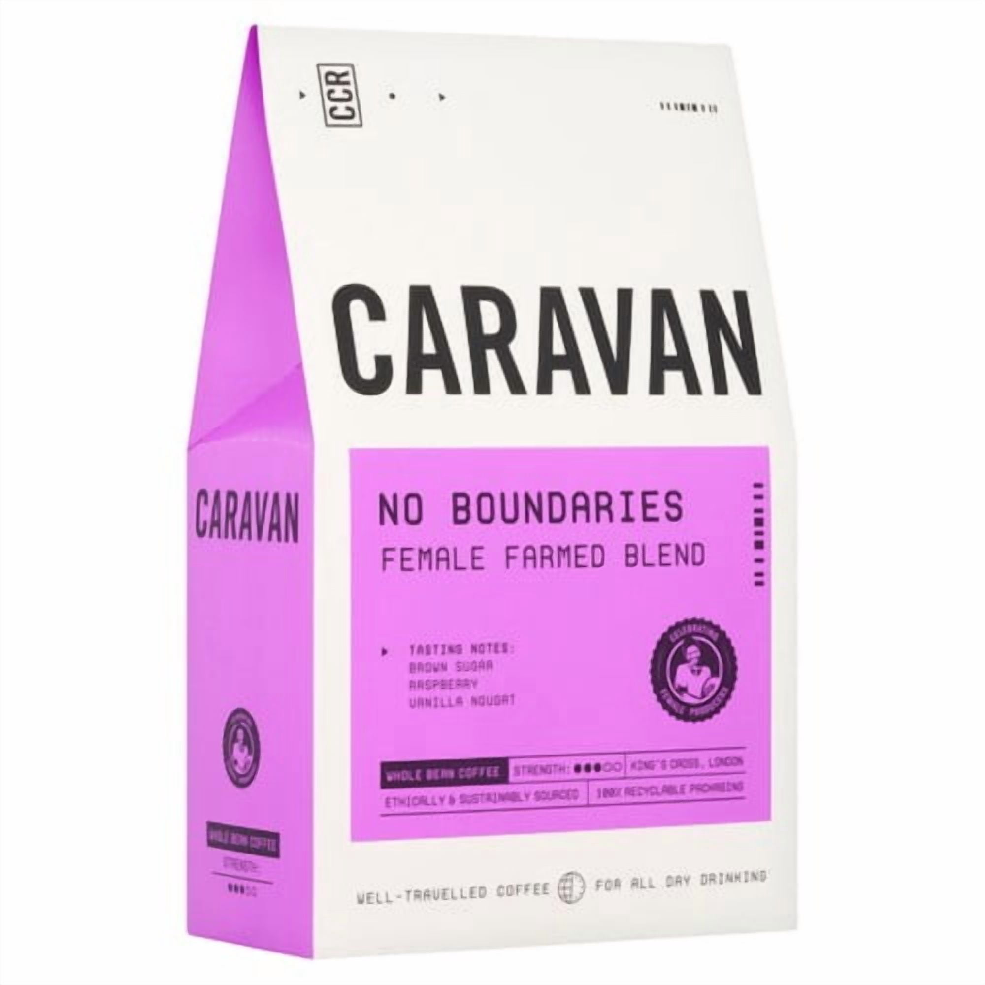 Caravan No Boundaries Whole Bean Coffee 200g, British Import (Pack of 2)