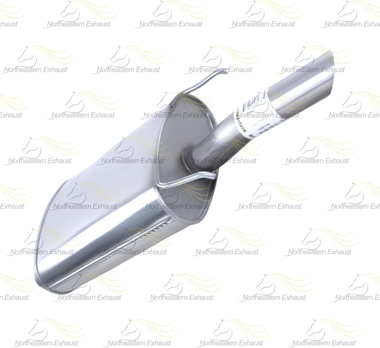 Northeastern Exhaust Stainless Steel Resonator & Muffler Exhaust System Kit Fits 1997–2002 Buick Century 3.1L Sedan – Direct Fit