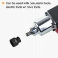 thumbnail image 6 of Uxcell 6 Point Impact Socket 29mm Metric Socket 1/2" Square Drive 1.65" (42mm) Long Phosphated Cr-Mo Steel Spindle Axle Hex Nut Sockets, Black, 6 of 7