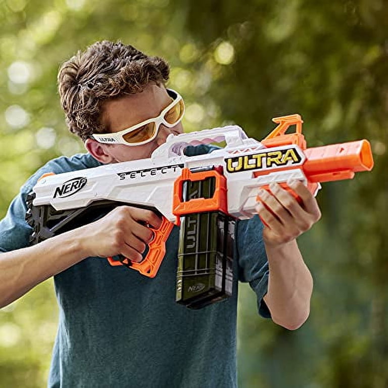 NERF Ultra Select Electric Double Blaster, Fully Motorized, Fire