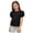 Black, variant on BFHHYA Girls Short Sleeve Shirts Casual Puff Sleeve Crew Neck T-Shirts Loose Summer Blouses Tops Size 5-15 Years