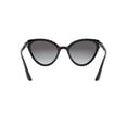 thumbnail image 4 of Gafas de sol Vogue Eyewear Top con montura azul transparente de 55 mm, 4 of 4